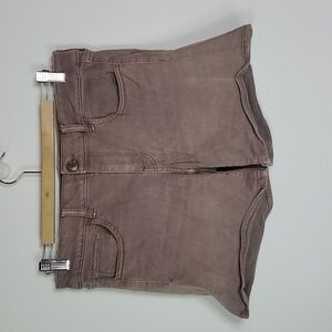 AMERICAN Eagle size 10 super stretch mid rise jean shorts